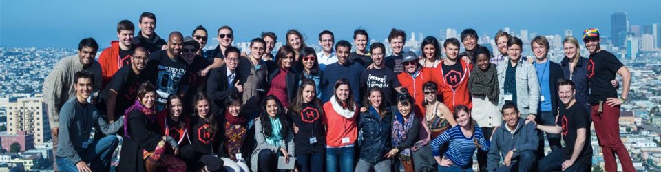 Hive Global Leaders group photo overlooking San Francisco