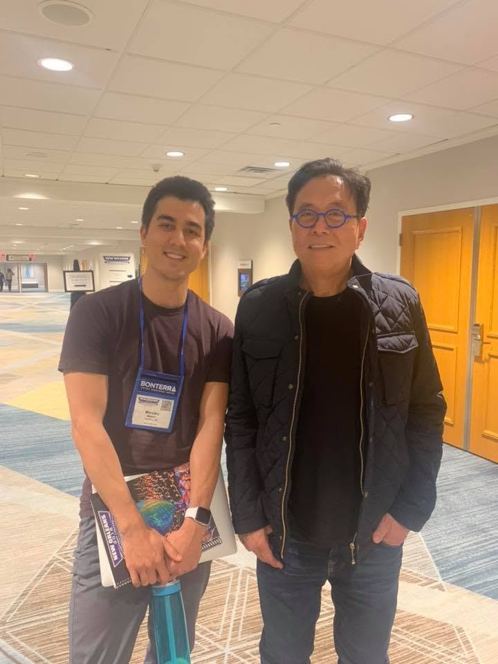 Wes with Robert Kiyosaki in New Orleans